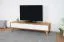 Timaru 22 TV Cabinet, Oiled Wild Oak / White, Partially Solid Wood - Dimensions: 33 x 134 x 40 cm (H x W x D)