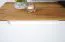 Timaru 22 TV Cabinet, Oiled Wild Oak / White, Partially Solid Wood - Dimensions: 33 x 134 x 40 cm (H x W x D)