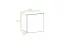 Modern Wall Cabinet Pollestad 11 | Wotan Oak Finish | 40 x 40 x 30 cm | Contemporary Design