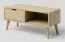 TV base cabinet solid pine wood natural Aurornis 53 - Measurements: 44 x 96 x 40 cm (H x W x D)