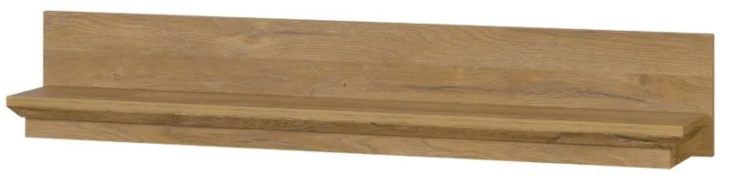 Suspended Rack / Wall Shelf Matam 18 | Oak Finish | 20 x 120 x 19 cm | Modern & Durable