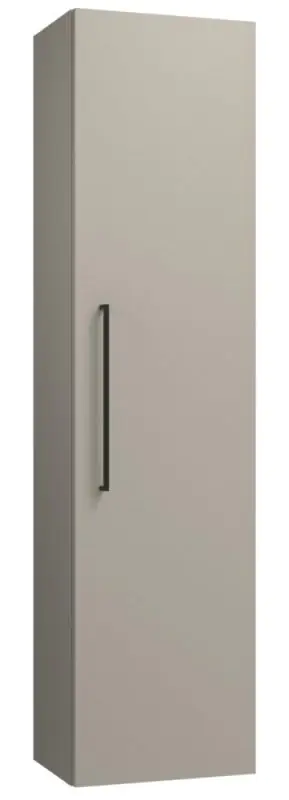 Bathroom - Tall cabinet Noida 46, Colour: Beige - 138 x 35 x 25 cm (h x w x d)