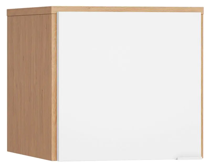 Attachment for single-door wardrobe Arbolita 16, Colour: Oak / White - Measurements: 45 x 47 x 57 cm (H x W x D)