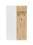 Entrance Hall Wardrobe with Mirror | 3 Hooks | 1 Shelf | Artisan Oak Finish | 132 x 79 x 19.5 cm | Crina 14