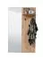 Entrance Hall Wardrobe with Mirror | 3 Hooks | 1 Shelf | Artisan Oak Finish | 132 x 79 x 19.5 cm | Crina 14