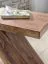 Z-Shaped Side Table | Solid Acacia Wood | Handmade | Acacia Color | 59 x 30 x 44 cm