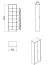 Shoe Cabinet Smeda 01 | Sonoma Oak | High Storage | 2 Doors | 7 Compartments | 191.5 x 60 x 33 cm