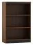 Mojokerto 11 Shelf Unit | Walnut / Black | 121 x 80 x 39 cm | Modern Storage Solution