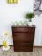 Shoe Cabinet 004 Solid Pine Walnut | Modern Design | 3 Drawers | 98 x 72 x 29 cm