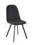 Elegant Maridi 244 Chair | Anthracite | 89 x 45 x 55 cm | Soft Fabric | High Comfort | Decorative Stitching