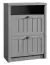 Shoe cabinet Segnas 10, Colour: Grey - 113 x 82 x 36 cm (h x w x d)
