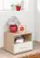 Bedside table with one drawer and one open compartment Velle 11, Color: Oak Sonoma / White - Dimensions: 38 x 45 x 40 cm (H x W x D)
