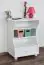 TV Cabinet Pine solid wood white lacquered Junco 209 - 79 x 67 x 42 cm (H x W x D)