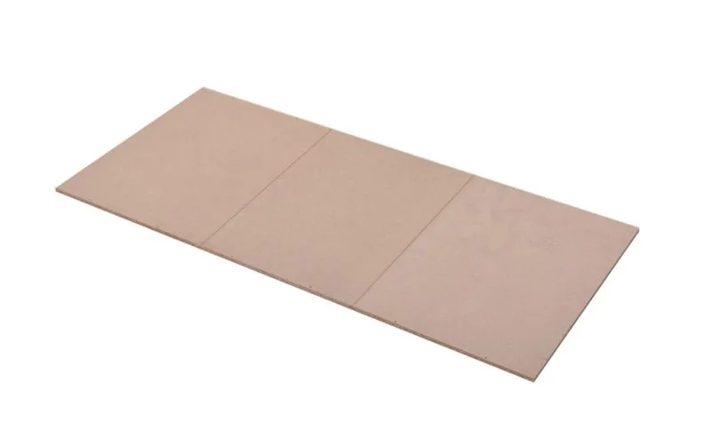Base Plate for Single Bed 90 x 200 cm | Warm Brown | Wood-Based Material | Modern Design