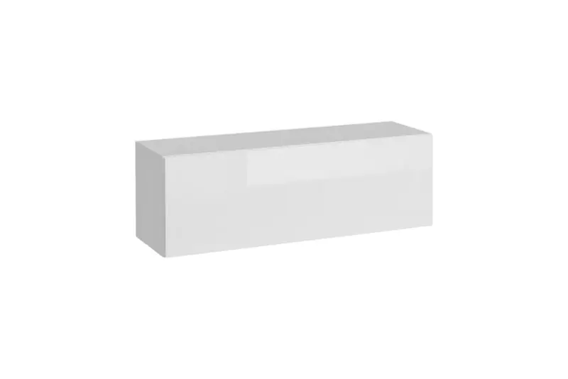 Wall cabinet with two compartments Trengereid 10, color: white - Dimensions: 35 x 105 x 32 cm (H x W x D)