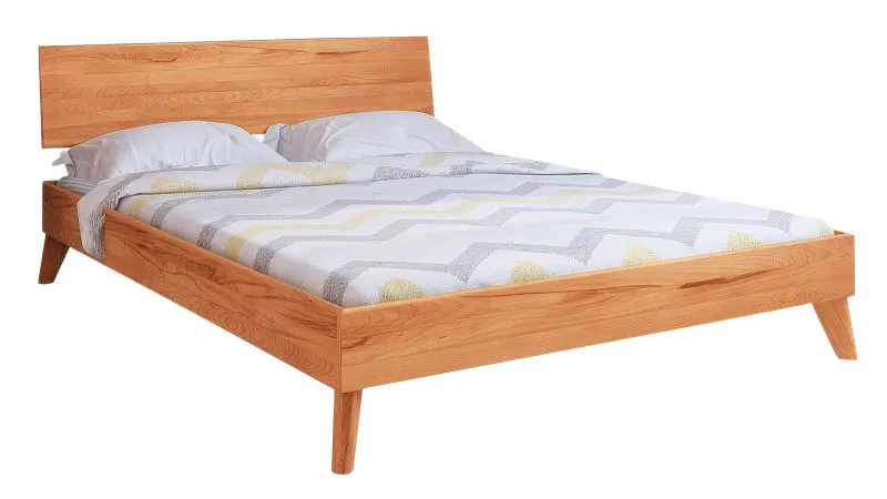 Single or Guest Bed Timaru 01 | Solid Oiled Beech | 140 x 200 cm Lying Area | Premium Design