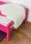 Children's Bed / Youth Bed Easy Premium Line K1/2n | Solid Beech Wood | Pink Lacquered | 90 x 190 cm