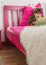 Children's Bed Easy Premium Line K8 | Solid Beech Wood | Pink Lacquered | 90 x 200 cm Lying Surface