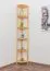Tall 200cm Corner Unit 005, solid pine wood, clearly varnished - H200 x W30 x D30 cm 