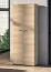File Cabinet | Color: Lindberg Oak | 2 hinged doors | Soft-close feature | 5 compartments | Lockable doors | 79 x 34 x 203 cm | For the office and home office