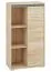 Chest of Drawers Mochis 08 | Sonoma Oak Light | 3 Colour Inserts | 123 x 69 x 34 cm | 1 Door, 6 Compartments