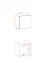 Modern Wall Cabinet Pollestad 11 | Wotan Oak Finish | 40 x 40 x 30 cm | Contemporary Design