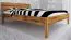 Double Bed Kapiti 04 | Solid Oiled Wild Oak | 160 x 200 cm Lying Area | Elegant Wood Design