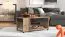Coffee Table with Drawer Zvesdara 07 | Artisan Oak & Black | 4 Castors | 46 x 101 x 55 cm | Stylish Living Room Accent
