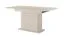Extendable dining table | beige | 160-200 x 90 x 75 cm | ABS edges | modern slatted design | extendable up to 200 cm | for dining room