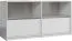 Chest of drawers Alwiru 01, Colour: Pine White / Grey - 75 x 142 x 44 cm (h x w x d)