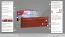Youth Bed Easy Premium Line K7 | 160 x 200 cm | Solid Beech Wood | Cherry Finish | 1 Cover Panel Included
