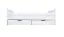Children's Bed Milo 36 | 2 Drawers & Slatted Frame | White Solid Pine | 90 x 200 cm | Easy Assembly