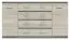 Chest of drawers Pamulang 12, Colour: Sonoma Oak - Measurements: 91 x 162 x 40 cm (H x W x D)