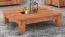 Coffee table Tasman 19 solid oiled beech heartwood - Measurements: 60 x 60 x 40 cm (W x D x H)