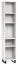 Chiflero 47 Narrow Shelf Unit | White | 195 x 39 x 38 cm | Modern Minimalist Storage