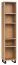Shelf Patitas 22, Colour: Oak - Measurements: 195 x 39 x 38 cm (h x w x d)