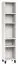 Shelf Vacas 23, Colour: White - Measurements: 195 x 39 x 38 cm (h x w x d)