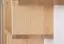Wall shelf solid, natural pine wood Junco 289 - Dimensions 66 x 88 x 20 cm