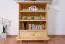 TV cabinet  solid, natural pine wood Junco 198 - Dimensions 84 x 72 x 44 cm