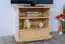 TV cabinet  solid, natural pine wood Junco 199 - Dimensions 66 x 72 x 44 cm