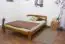 Children's bed / Youth bed A5, solid pine wood, oak finish, incl. slatted bed frame - 140 x 200 cm
