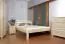 Futon bed/solid pine wood natural color A3, including slats - Dimensions 160 x 200 cm