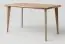 Dining table solid Oak Natural Aurornis 71 - Measurements: 140 x 80 cm (W x D)