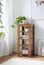 Small Sheesham Solid Wood Shelf | 4 Compartments | 105 x 44 x 44 cm | Assembled | Handmade