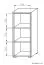 Shelf Cianjur 10, Colour: Oak / White - Measurements: 108 x 45 x 40 cm (H x W x D)