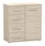 Sideboard Chest of Drawers | Oak Sonoma | Comarca 03 | 96 x 90 x 45 cm | 1 Door | 4 Drawers | Wood Look