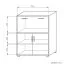 Chest of drawers Curug 11, Colour: Wallnut / Elm - Measurements: 113 x 90 x 34 cm (H x W x D)