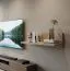 Suspended Wall Shelf Kerowagi 07 | Sonoma Oak Finish | 30 x 118 x 23 cm | Modern Floating Rack
