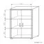 Chest of drawers Cianjur 09, Colour: Oak / White - Measurements: 108 x 80 x 40 cm (H x W x D)