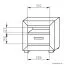 Kundiawa 22 bedside cabinet, colour: Sonoma oak light / Sonoma oak dark - Measurements: 45 x 45 x 40 cm (H x W x D)